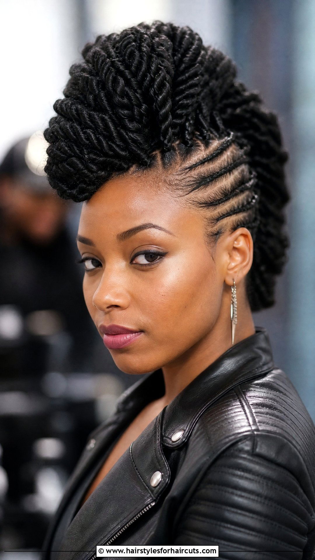 Two Strand Twist Mohawk - 25 two strand twist hairstyles for natural hair - 25 two strand twist hairstyles for natural hair