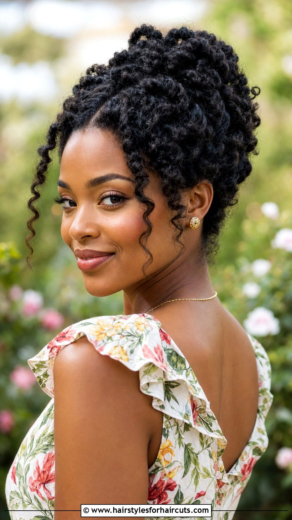 Two Strand Twist Out Updo - 25 hairstyles for natural hair for wedding - 25 hairstyles for natural hair for wedding