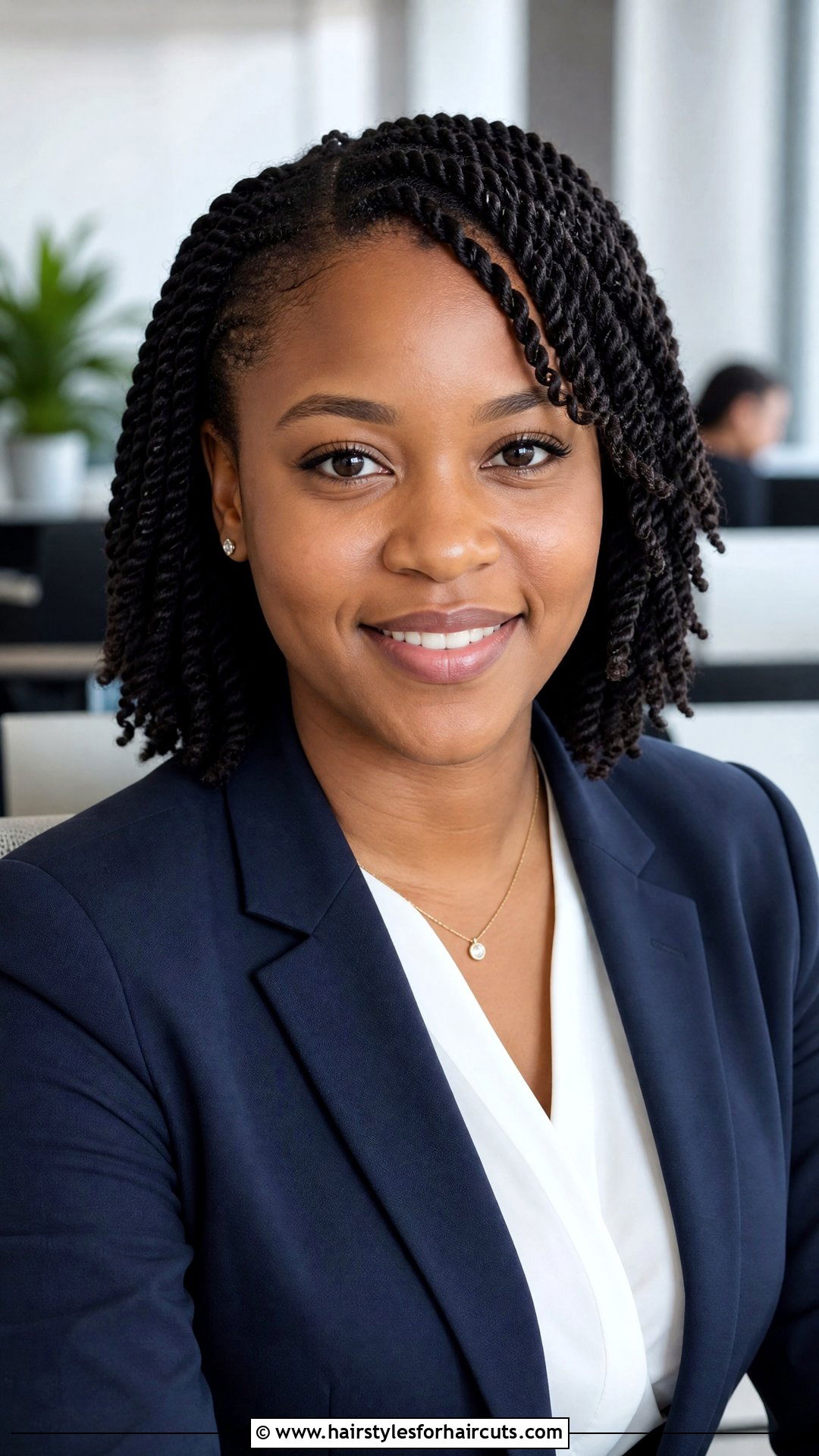 Two Strand Twists - 25 easy hairstyles for medium hair for work - 25 easy hairstyles for medium hair for work