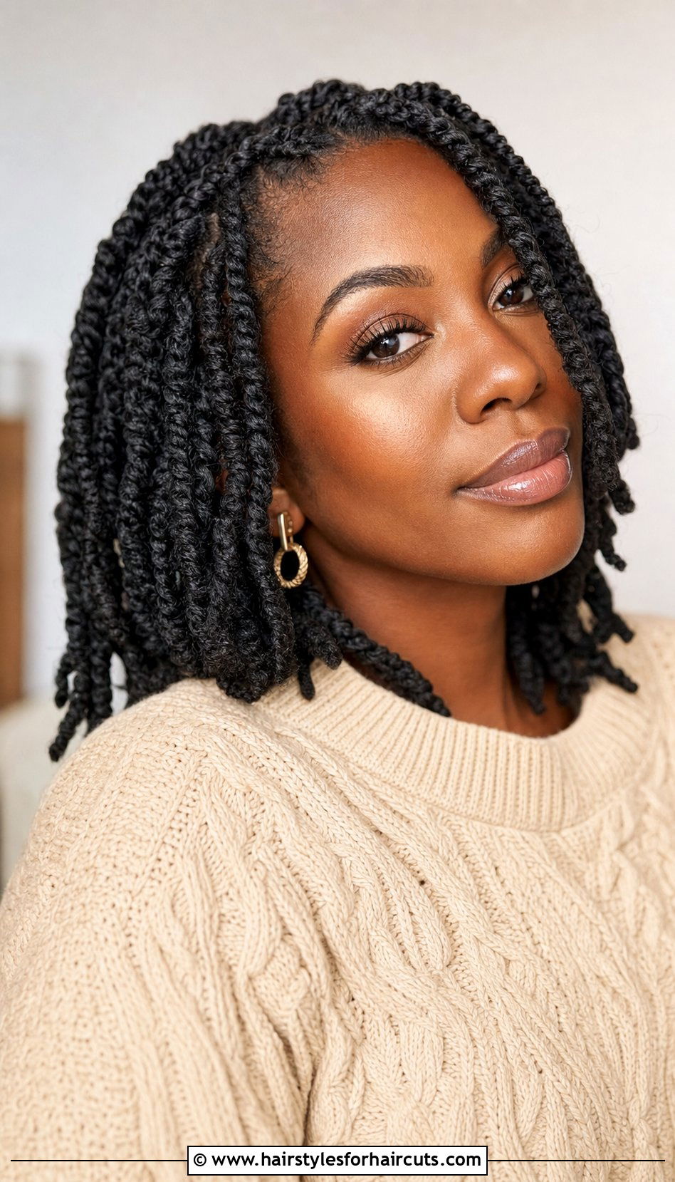 Two Strand Twists - 25 winter hairstyles for natural hair - 25 winter hairstyles for natural hair