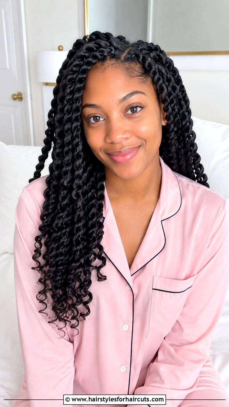 Two Strand Twists For Curly Hair - 25 bedtime hairstyles for curly hair - 25 bedtime hairstyles for curly hair