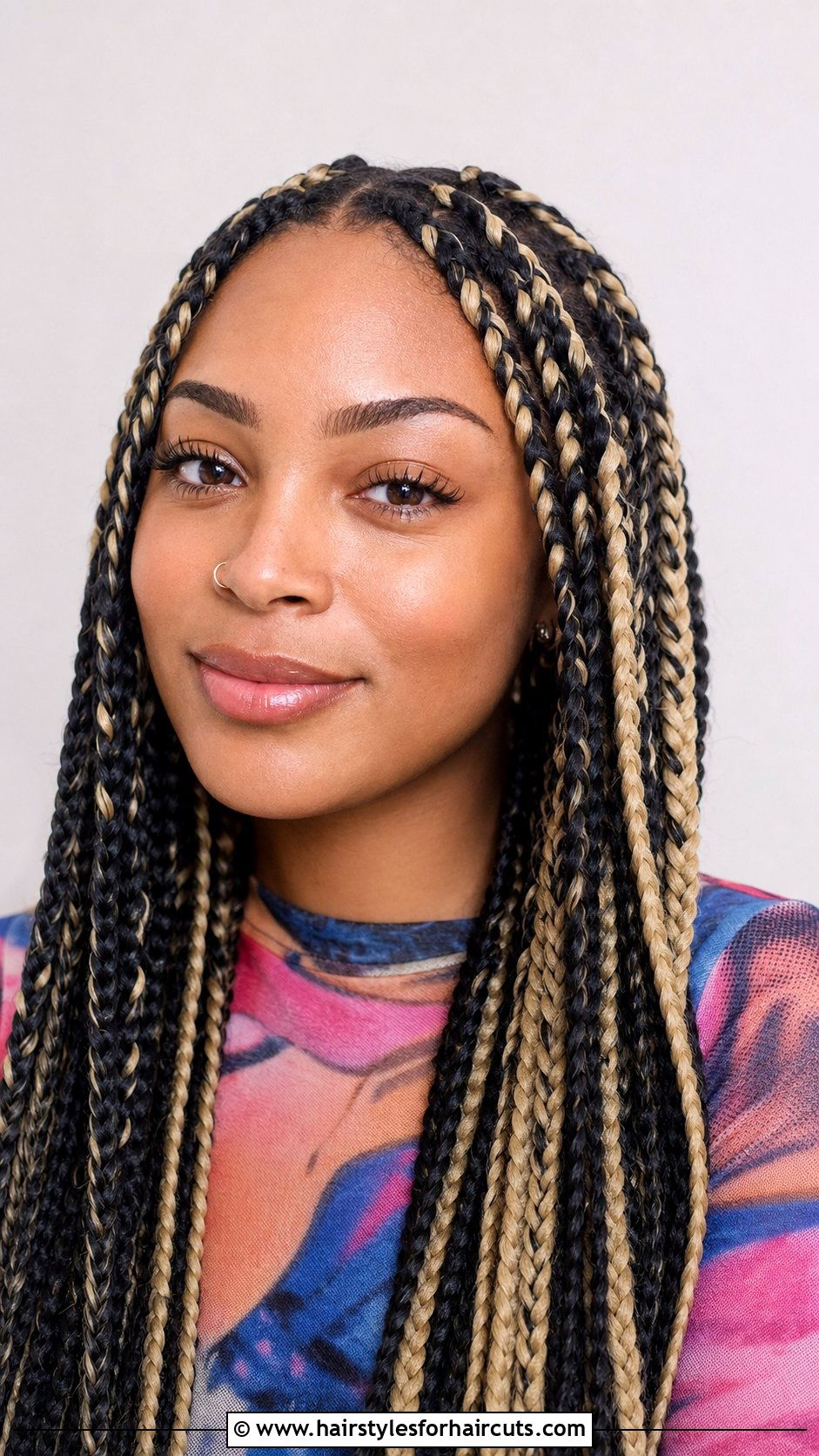 Two Tone Braids - 25 hairstyles with braiding hair - 25 hairstyles with braiding hair