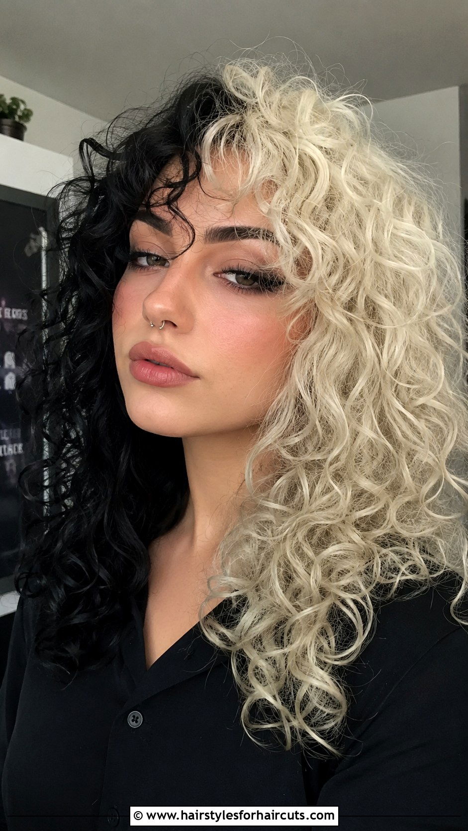 Two Tone Emo Curls - 25 emo hairstyles for curly hair - 25 emo hairstyles for curly hair