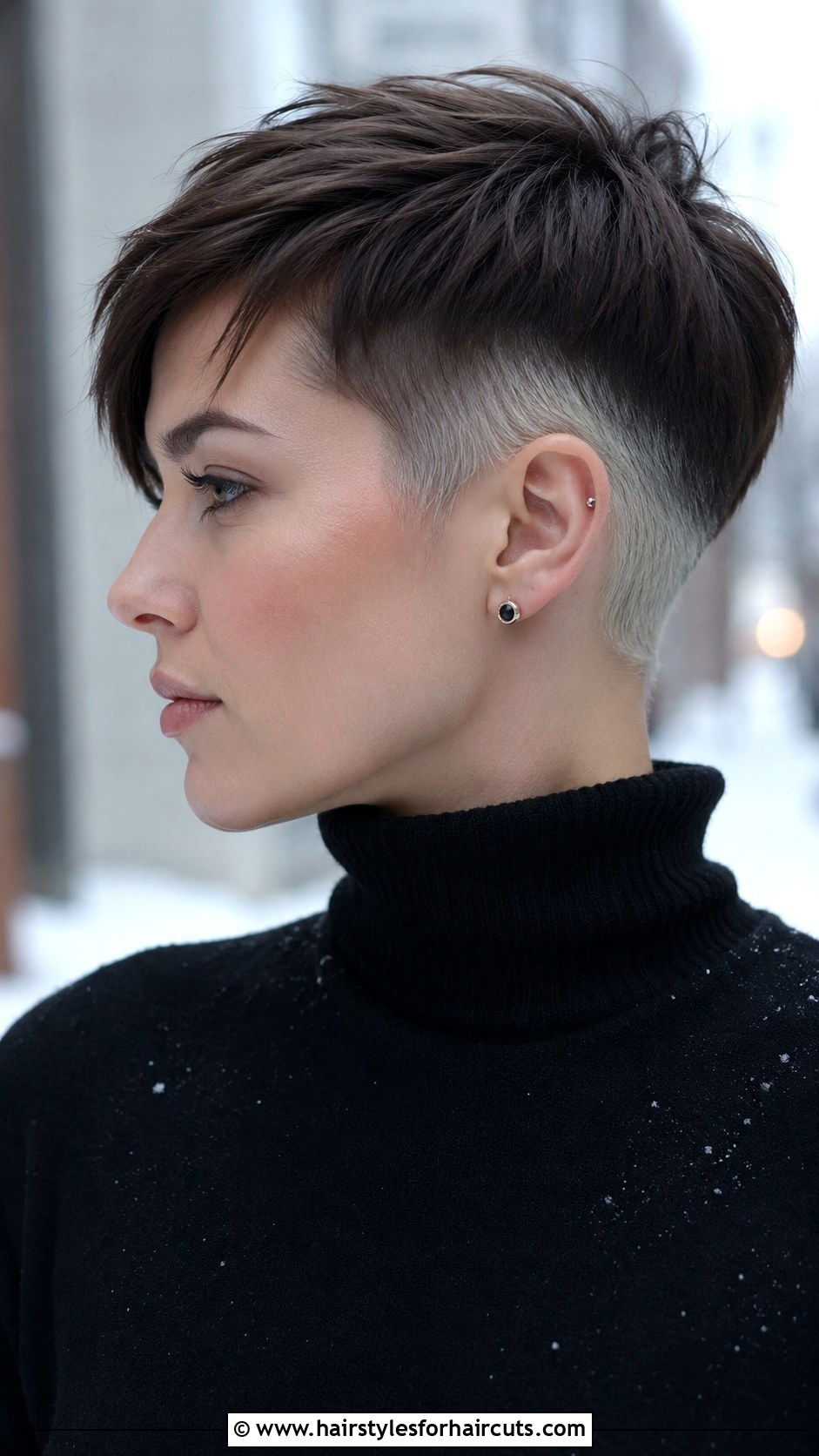 Two Tone Pixie Undercut - 25 pixie undercut short hair tomboy haircuts - 25 pixie undercut short hair tomboy haircuts