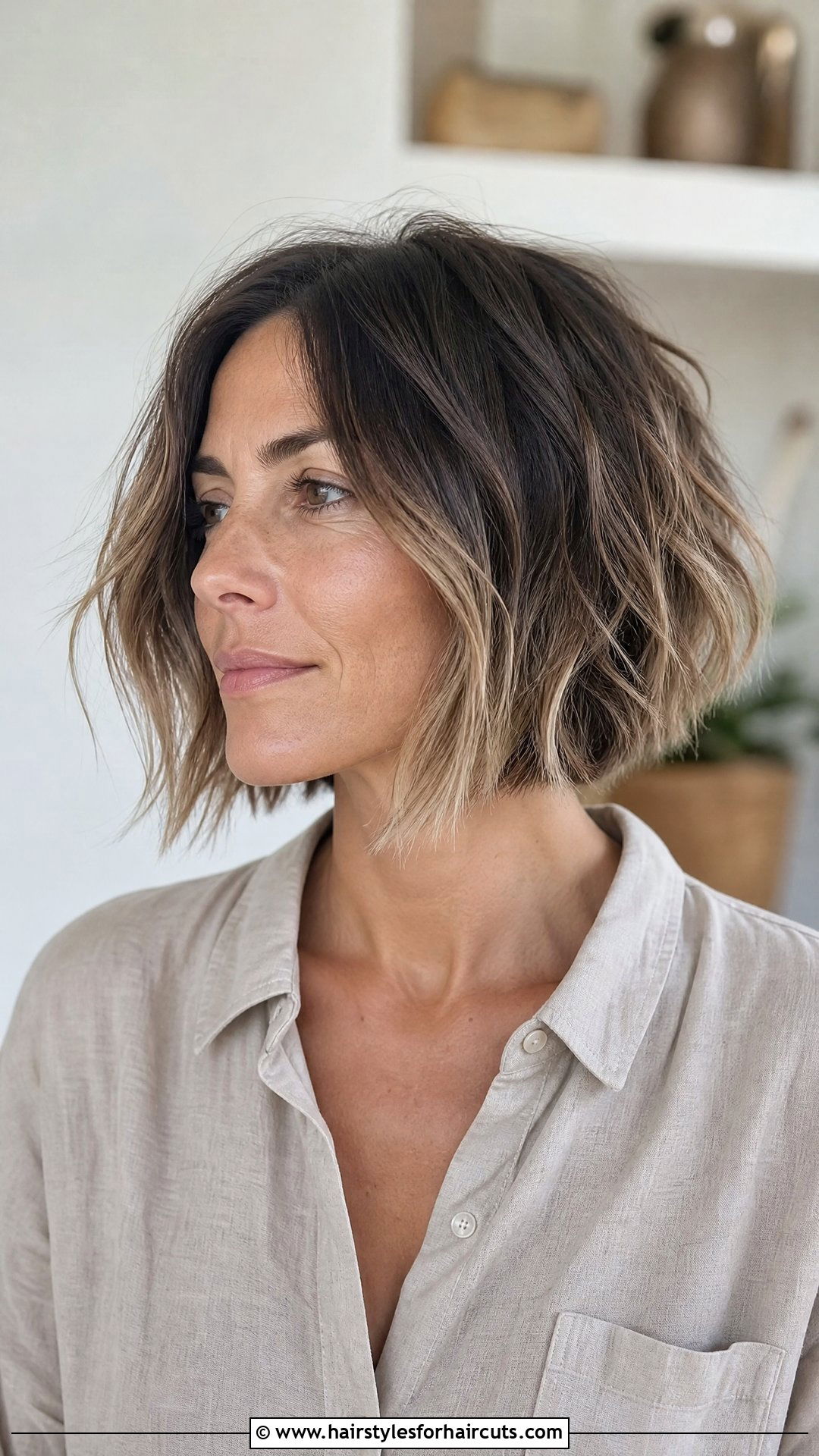 Two Tone Textured Bob - 25 two tone hairstyles - 25 two tone hairstyles