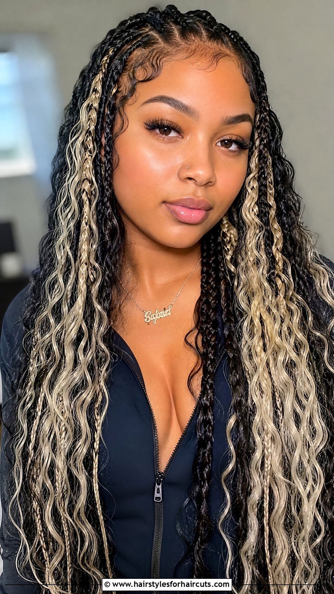 Two Tone Wet And Wavy Braids - 25 wet and wavy braiding hairstyles - 25 wet and wavy braiding hairstyles