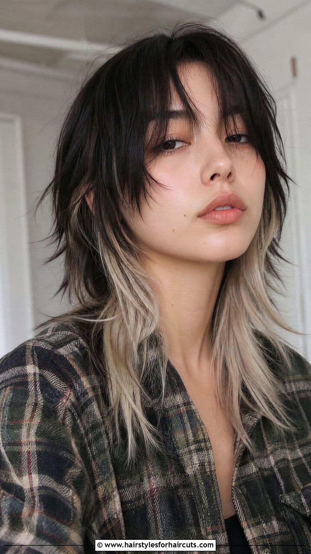 Two Tone Wolf Cut - 25 two tone hairstyles - 25 two tone hairstyles