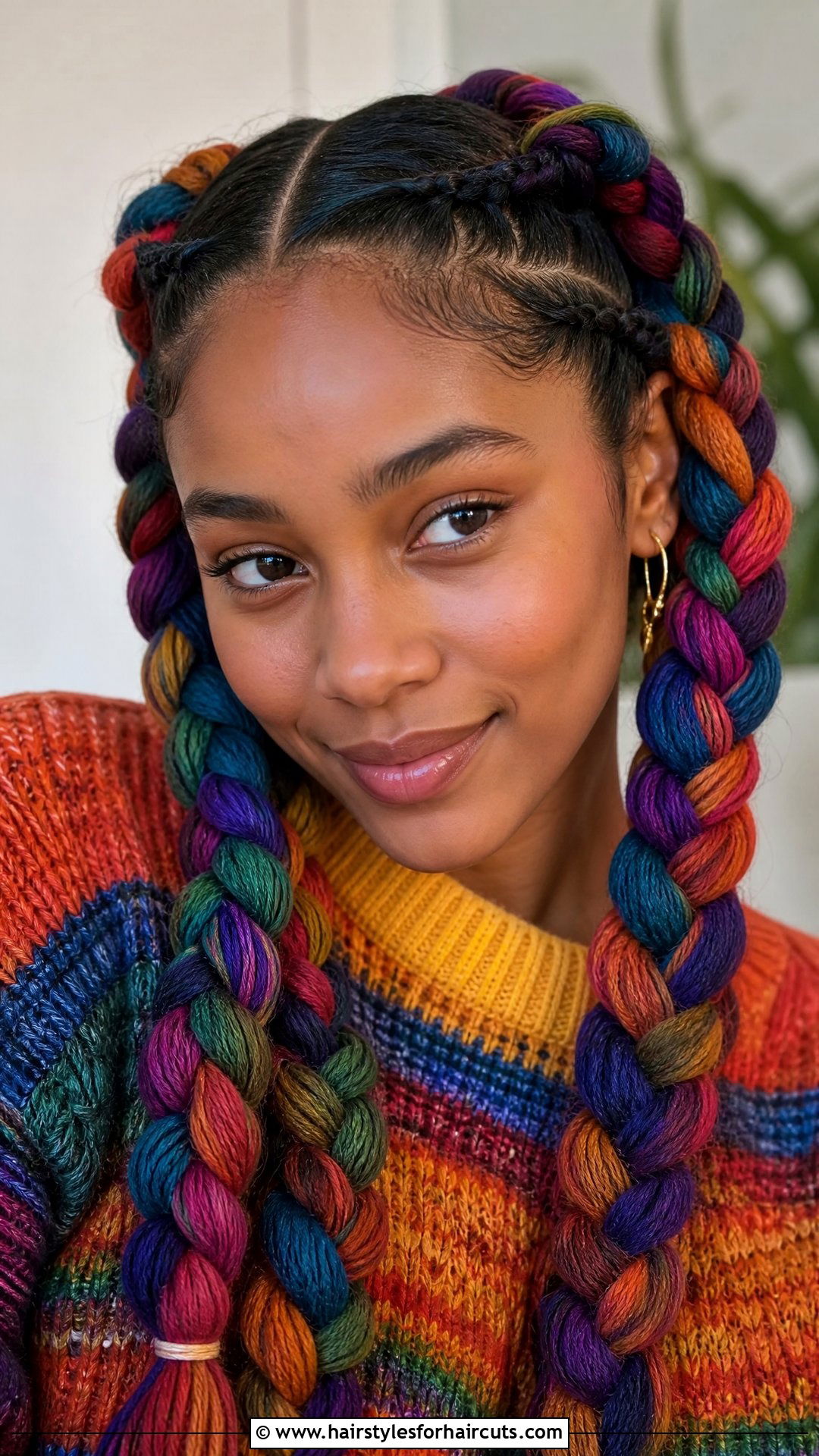 Two Yarn Braids - 25 two braids hairstyles - 25 two braids hairstyles