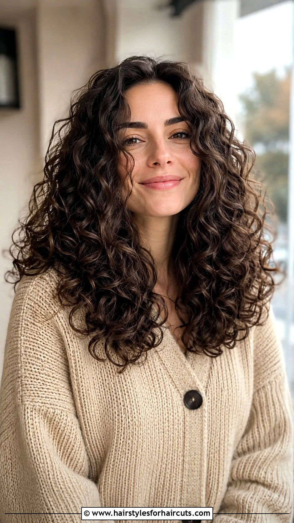 U Shaped Curly Haircut - 25 curls haircuts - 25 curls haircuts
