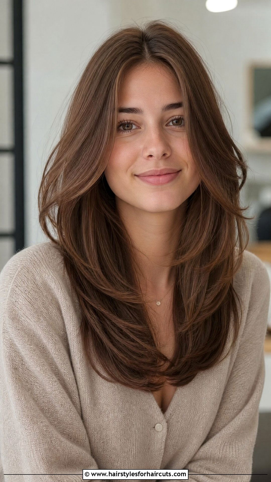 U Shaped Layered Haircut - 25 haircuts calender - 25 haircuts calender