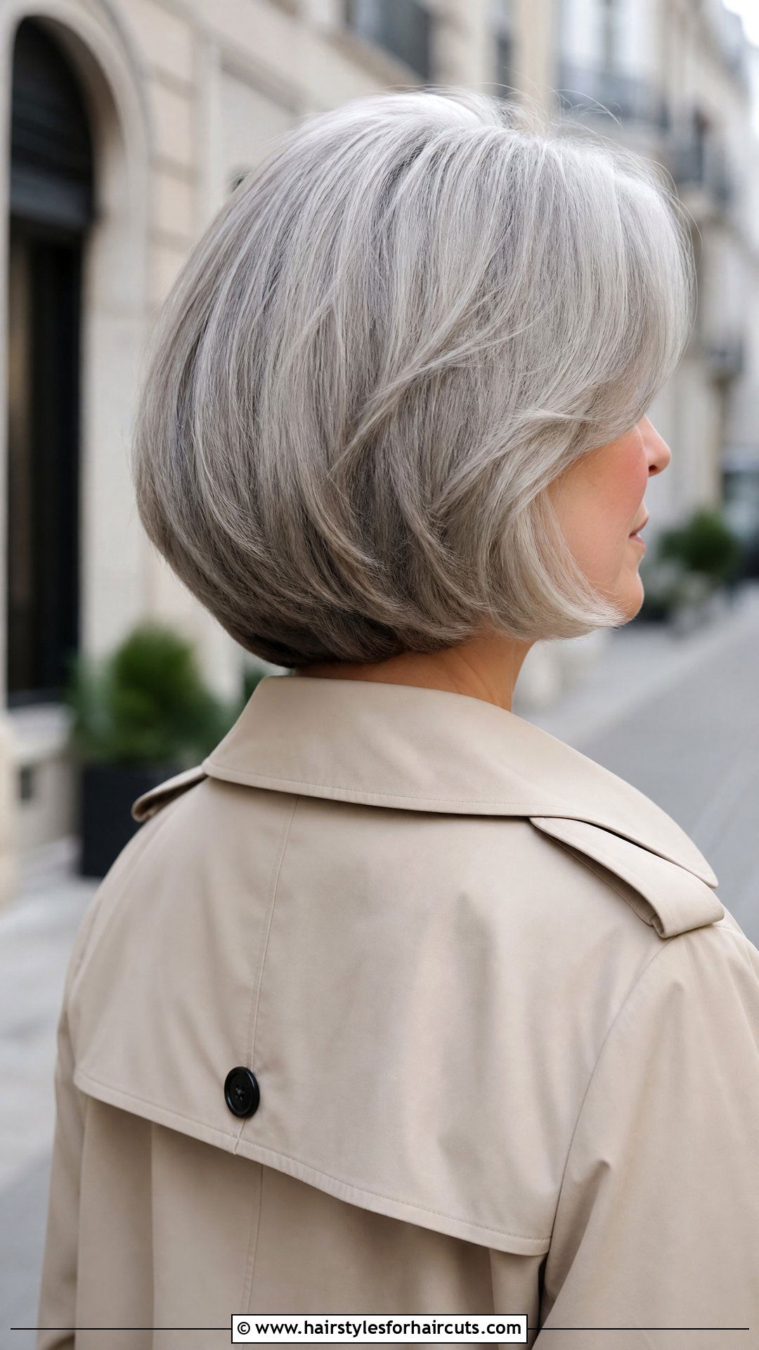 U Shaped Medium Haircut For Gray Hair - 25 medium haircuts for gray hair - 25 medium haircuts for gray hair