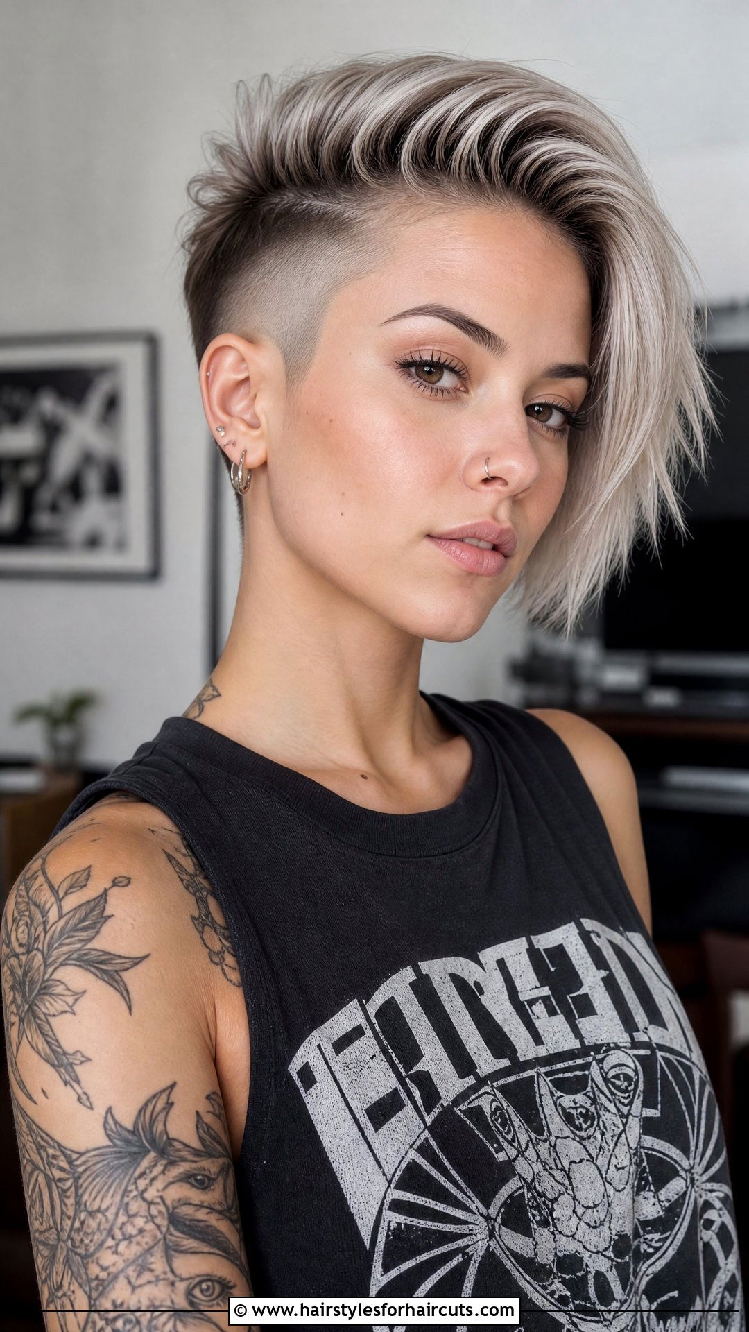 Undercut Bixie Haircut - 25 bixie haircuts for curly hair - 25 bixie haircuts for curly hair