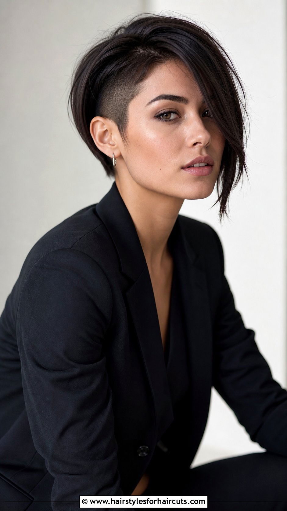 Undercut Bob With Long Bangs - 25 bob haircuts with bangs for thin hair - 25 bob haircuts with bangs for thin hair
