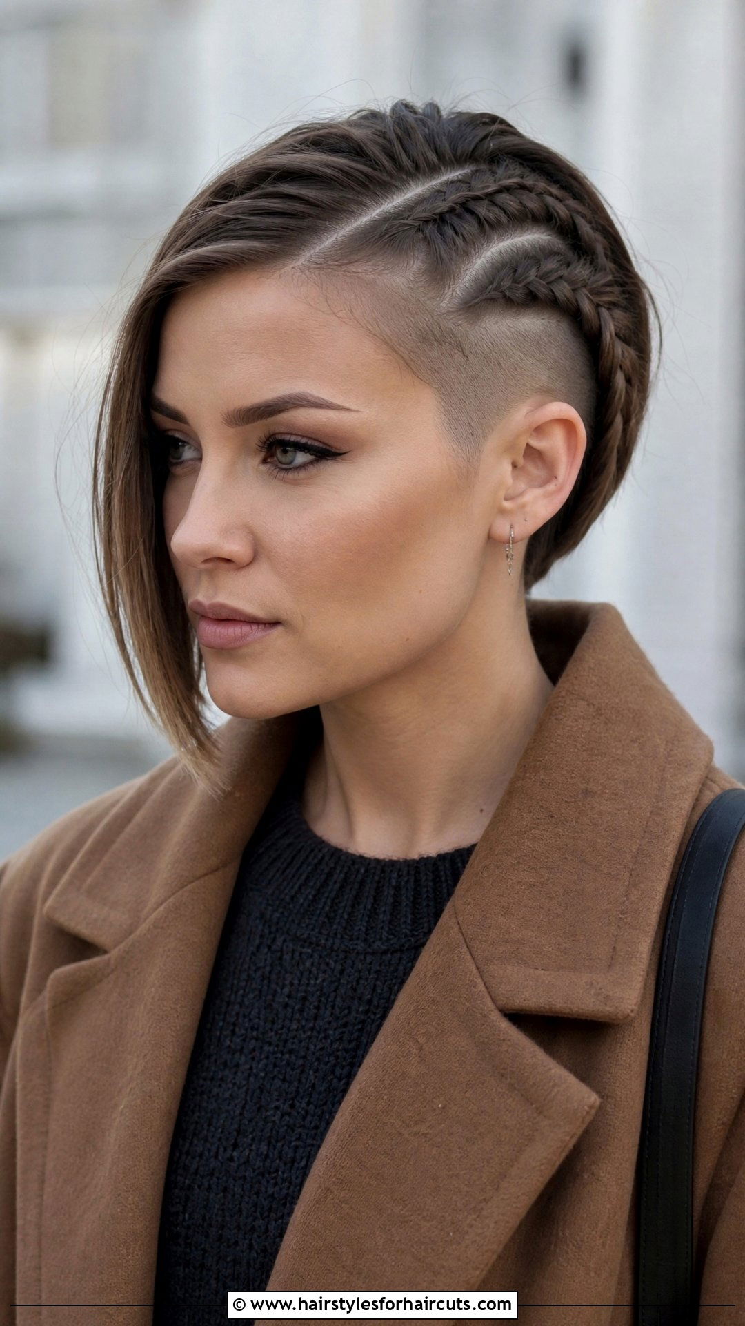 Undercut Bob With Viking Braids - 25 undercut female viking hairstyles for short hair - 25 undercut female viking hairstyles for short hair