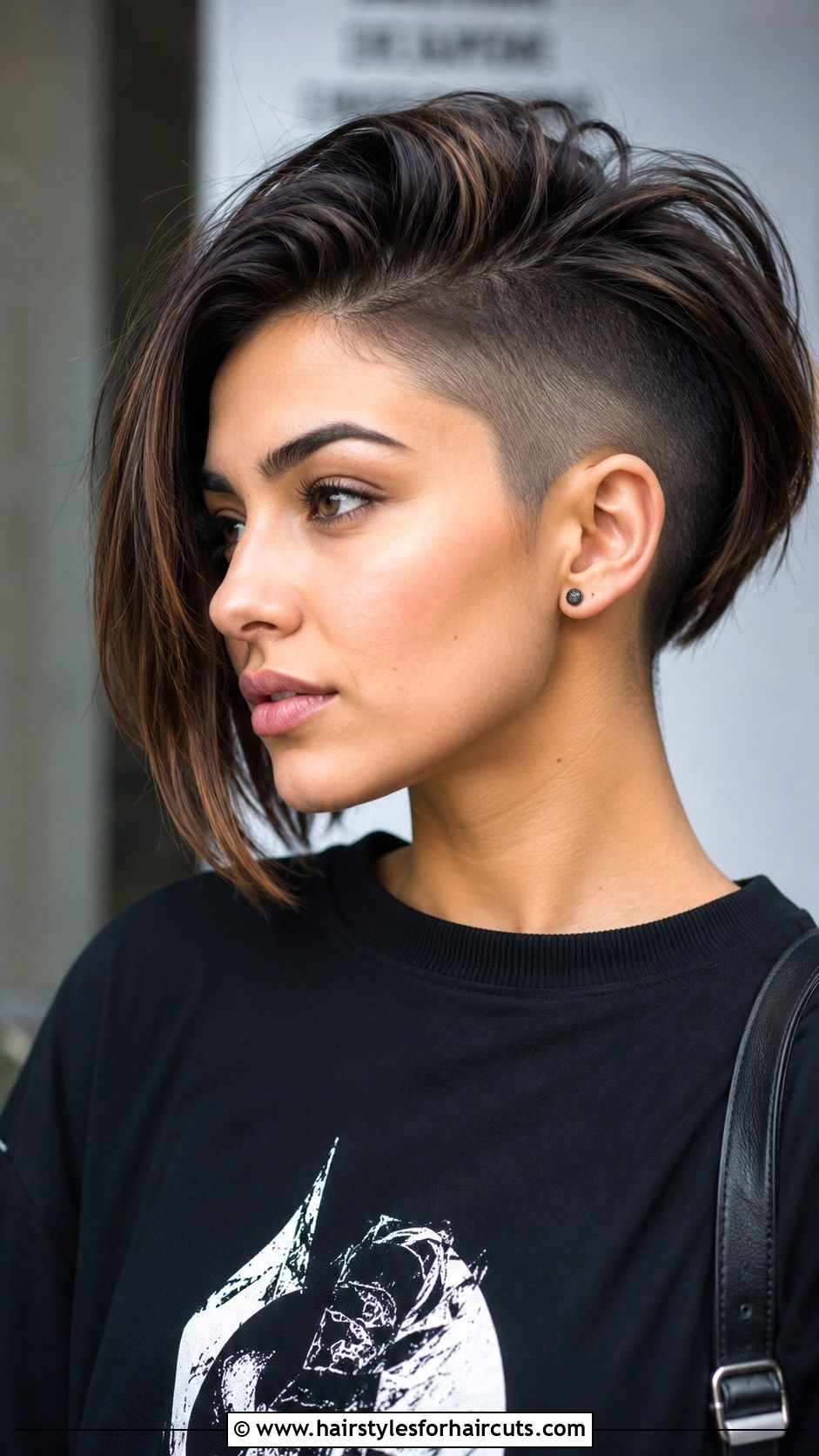 Undercut Bob - 25 boat hairstyles for short hair - 25 boat hairstyles for short hair