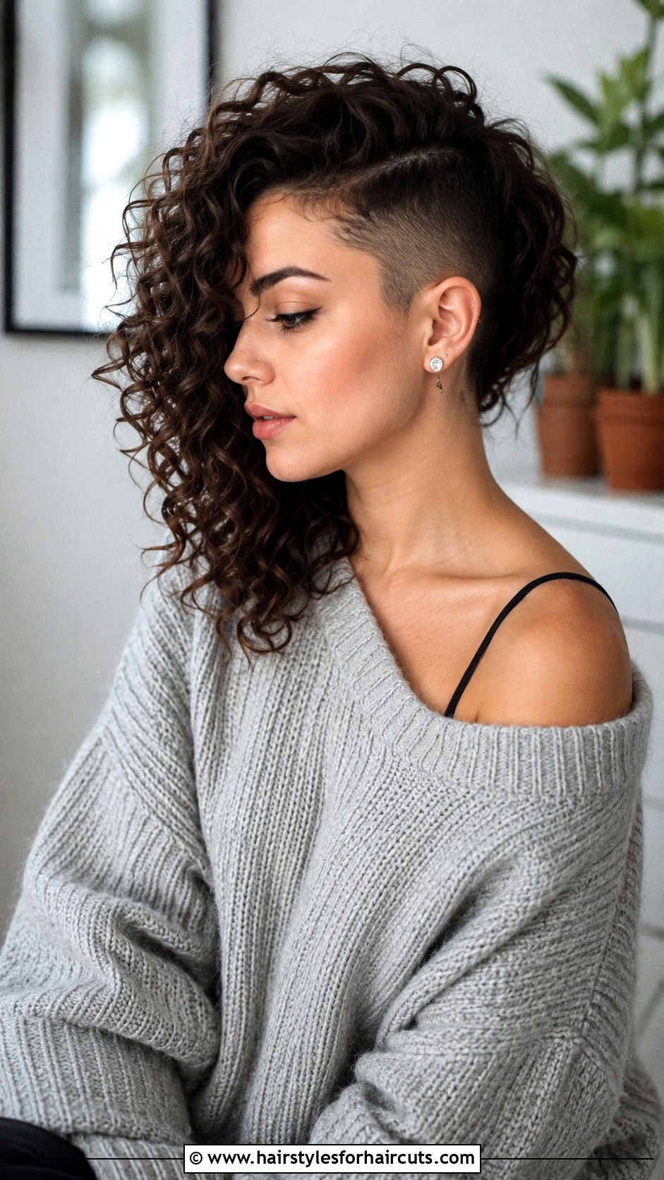 Undercut Curly Haircut - 25 curly haircuts san diego - 25 curly haircuts san diego