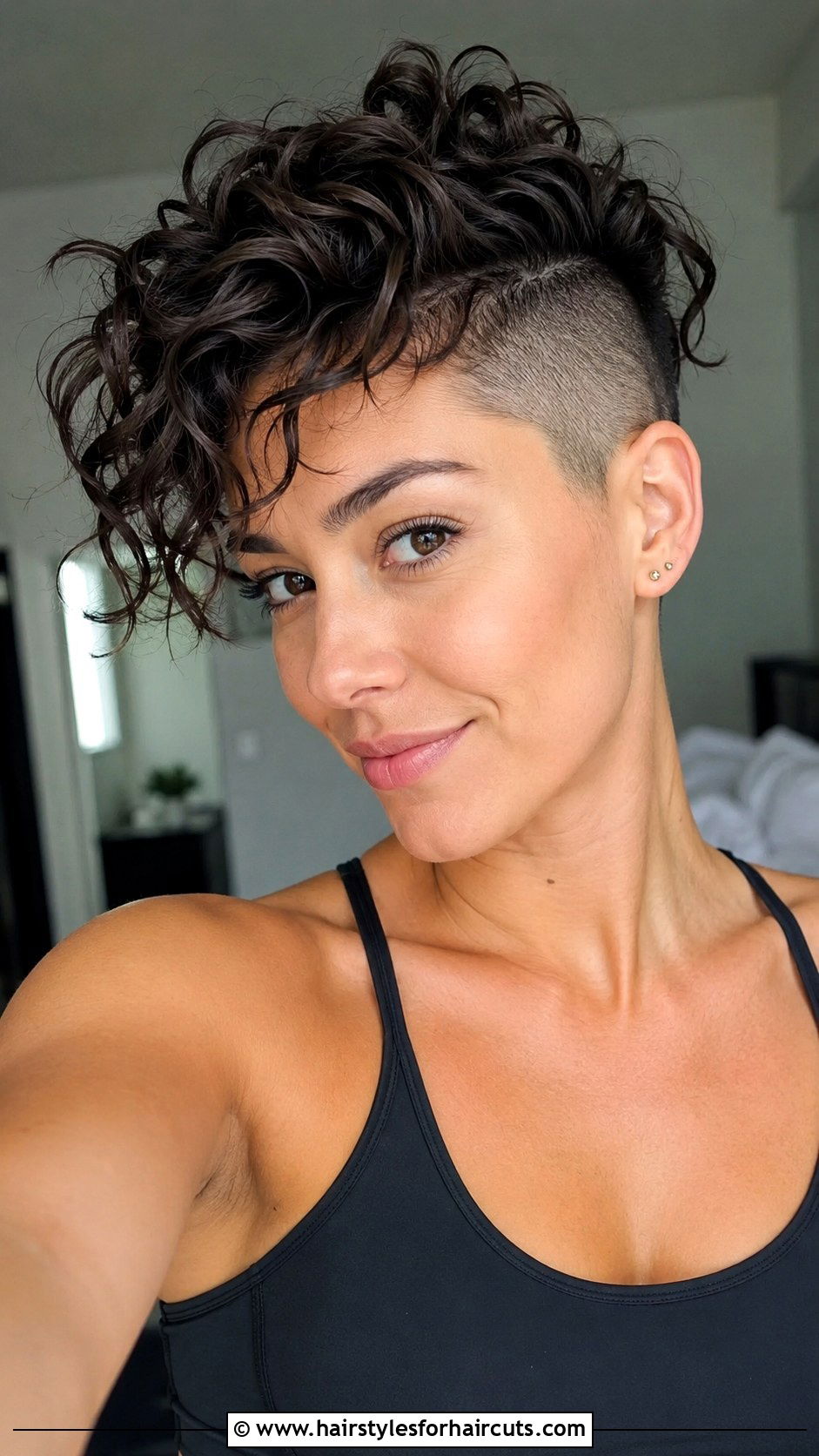 Undercut Curly Pixie - 25 best haircuts for thinning curly hair - 25 best haircuts for thinning curly hair