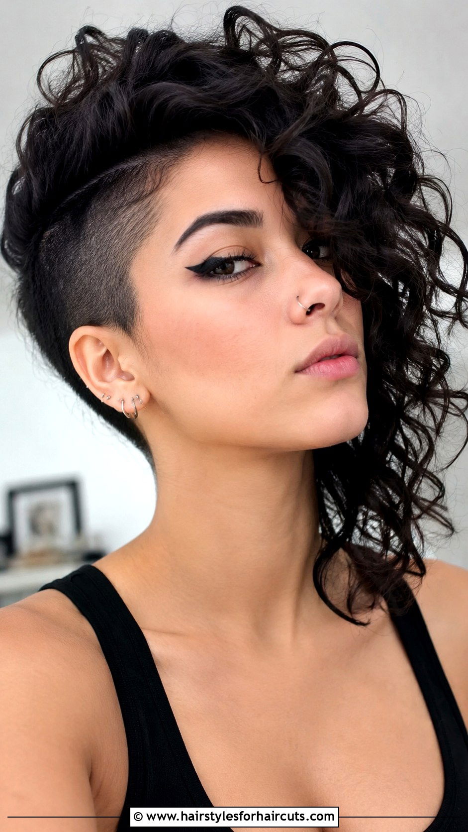 Undercut Emo Curls - 25 emo hairstyles for curly hair - 25 emo hairstyles for curly hair