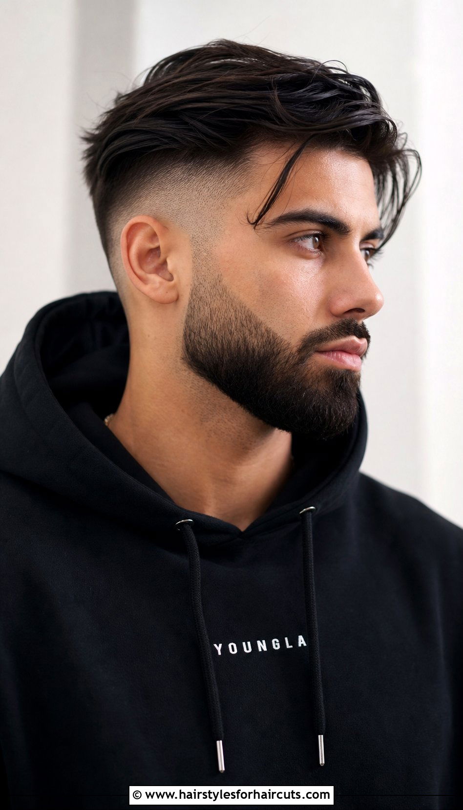 Undercut Long Hair With Beard - 25 long hairstyles with beard - 25 long hairstyles with beard