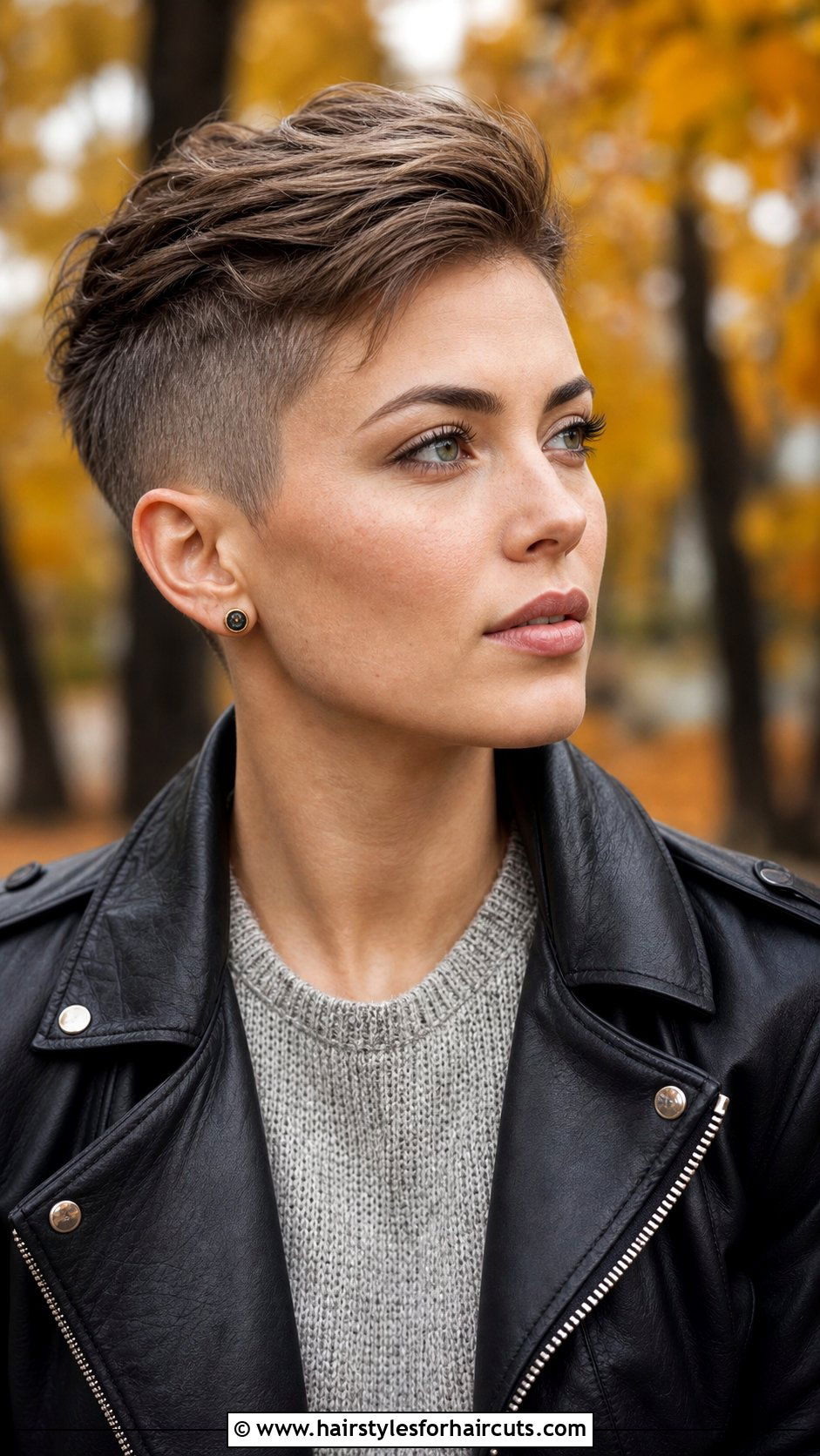 Undercut Pixie - 25 crop top haircuts - 25 crop top haircuts