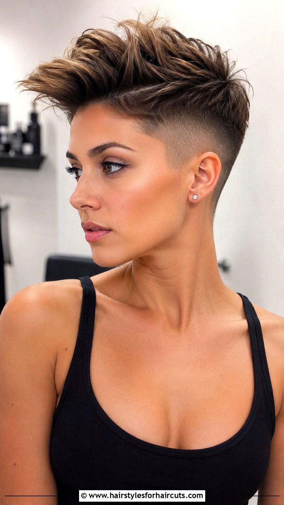 Undercut Pixie - 25 hairstyles over 60 fine hair - 25 hairstyles over 60 fine hair