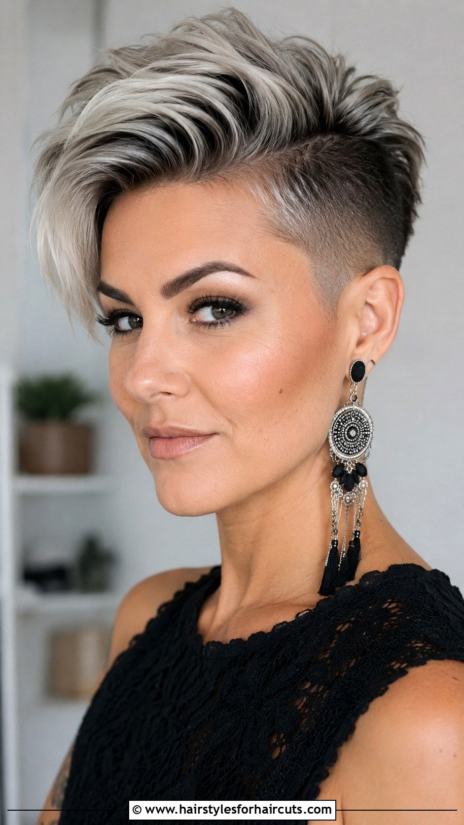 Undercut Pixie - 25 older womens short hairstyles - 25 older womens short hairstyles