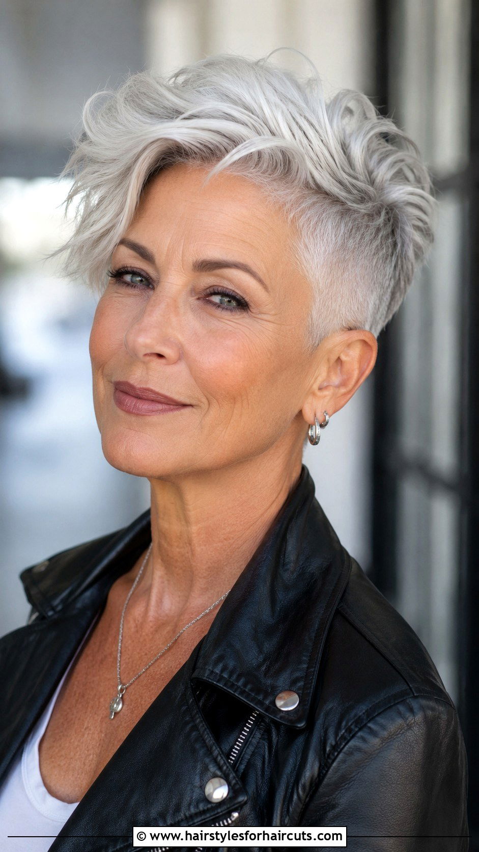 Undercut Pixie - 25 short hairstyles for women over sixty - 25 short hairstyles for women over sixty