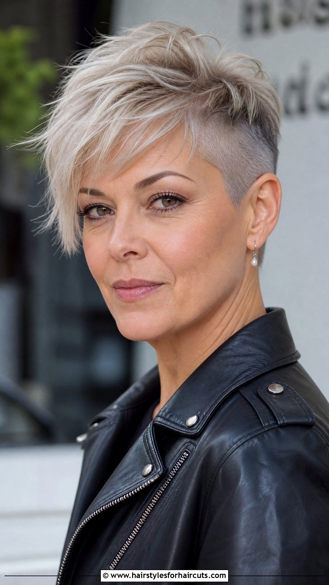 Undercut Pixie - 25 womens haircuts over 50 thin hair - 25 women's haircuts over 50 thin hair