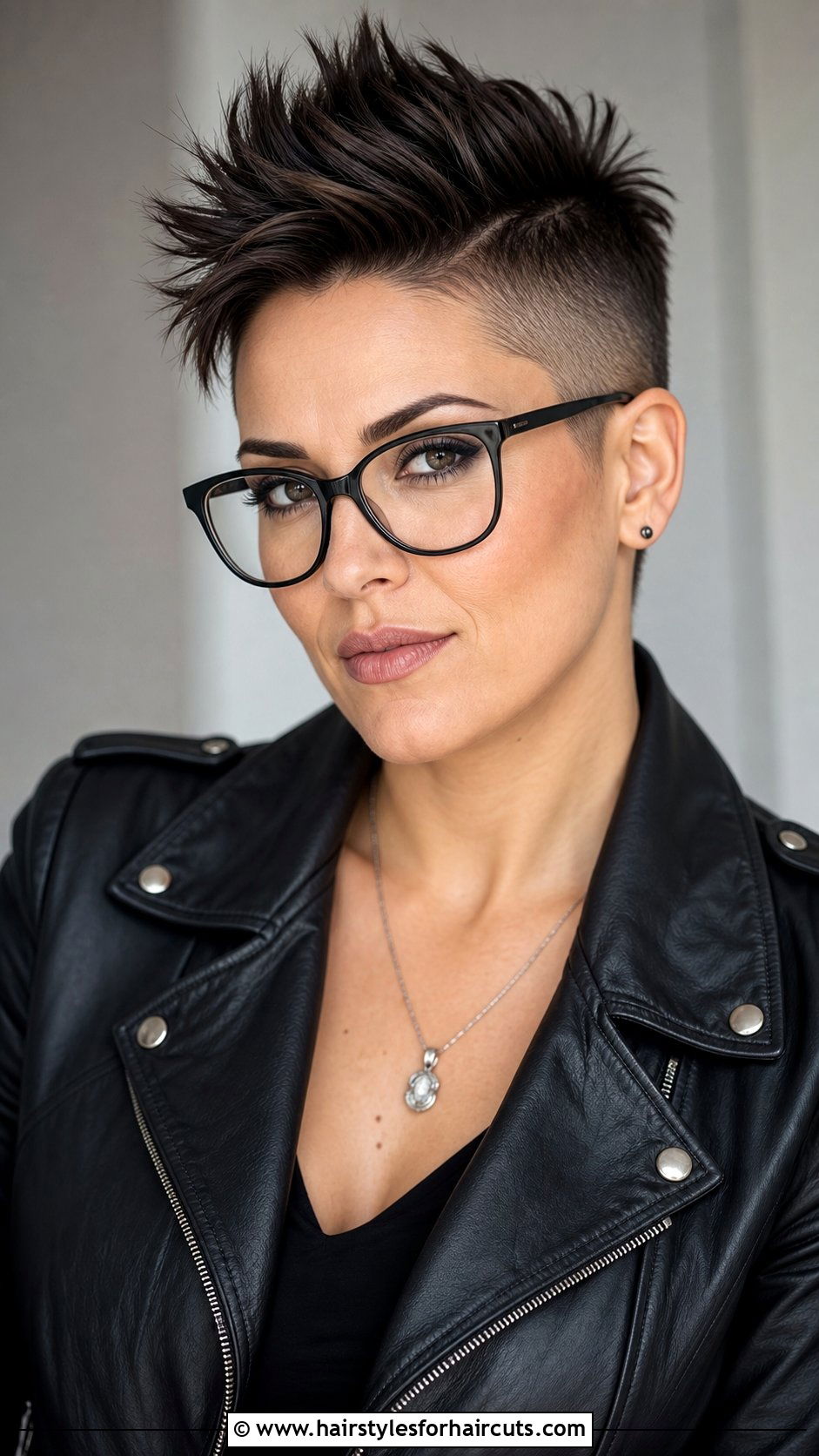 Undercut Pixie - 25 hairstyles over 70 with glasses - 25 hairstyles over 70 with glasses