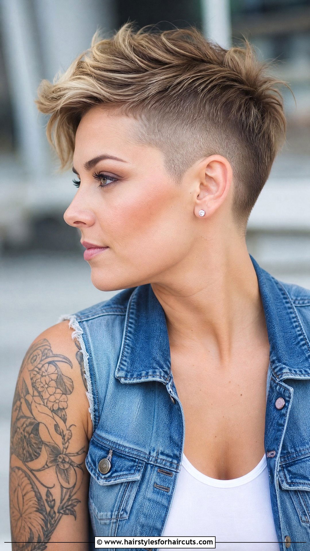 Undercut Pixie Haircut - 25 haircuts reno - 25 haircuts reno
