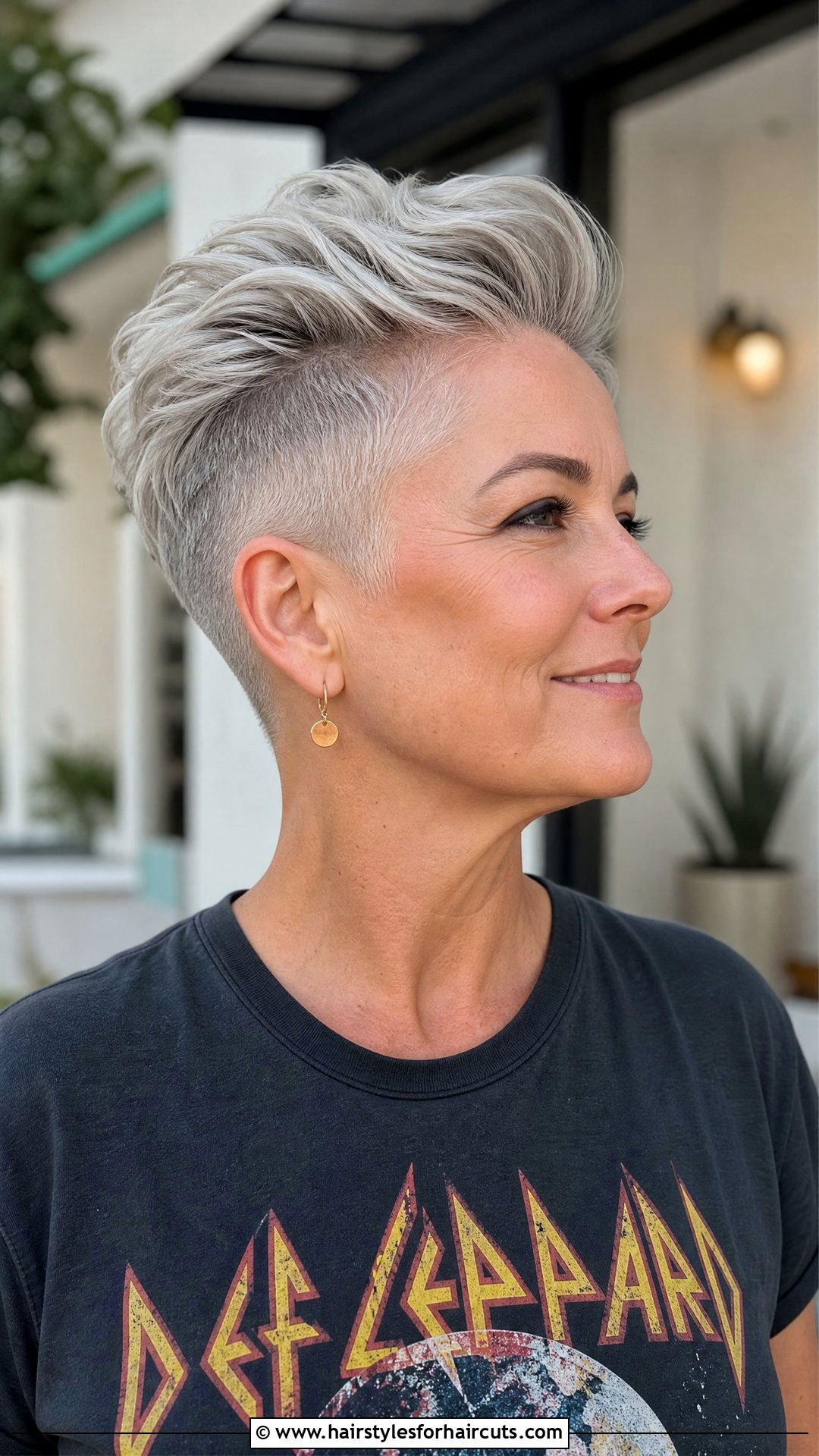 Undercut Pixie Haircut - 25 hairstyles for short hair women over 50 - 25 hairstyles for short hair women over 50