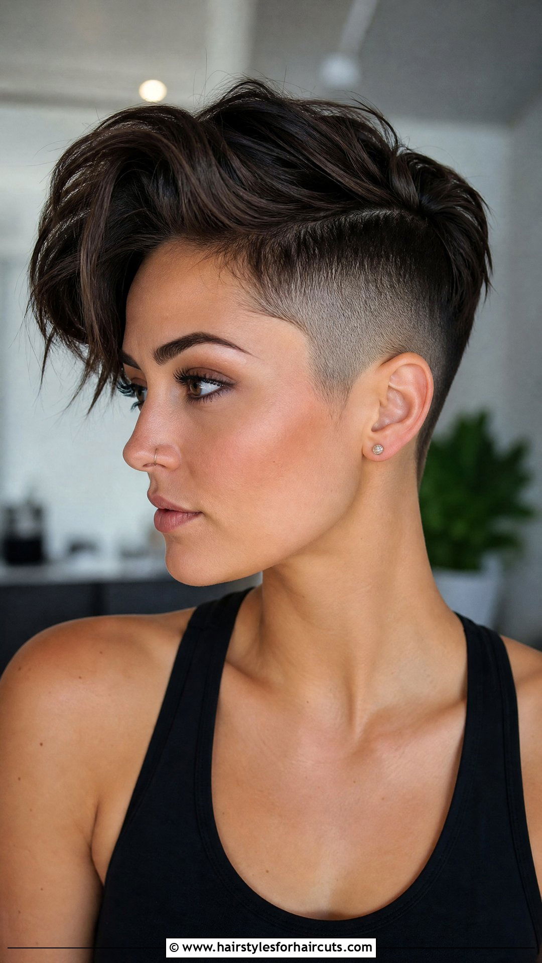 Undercut Pixie Haircut - 25 short hairstyles for over 50 fine hair - 25 short hairstyles for over 50 fine hair