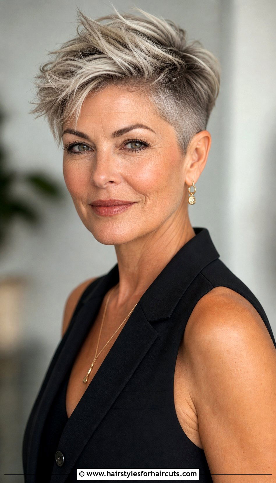 Undercut Pixie Haircut - 25 new hairstyles for women over 50 - 25 new hairstyles for women over 50