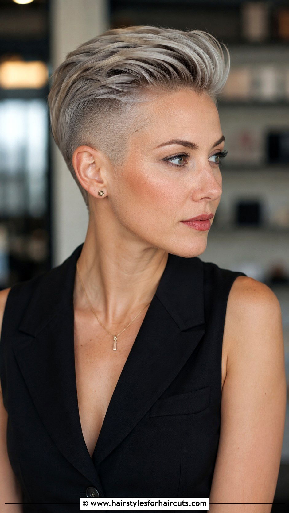 Undercut Pixie Haircut - 25 preppy haircuts - 25 preppy haircuts