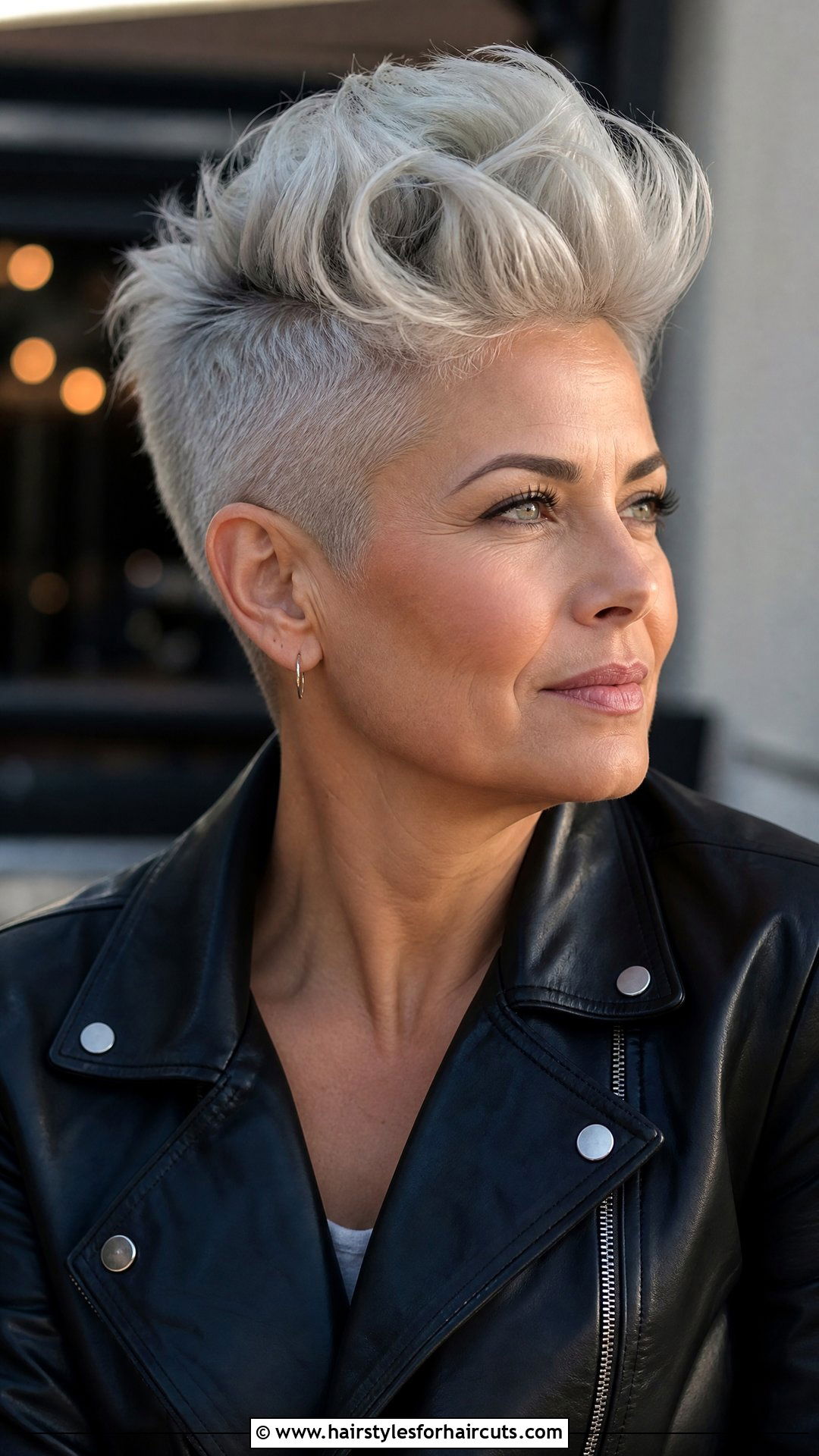 Undercut Pixie Haircut - 25 women hairstyles over 50 - 25 women hairstyles over 50