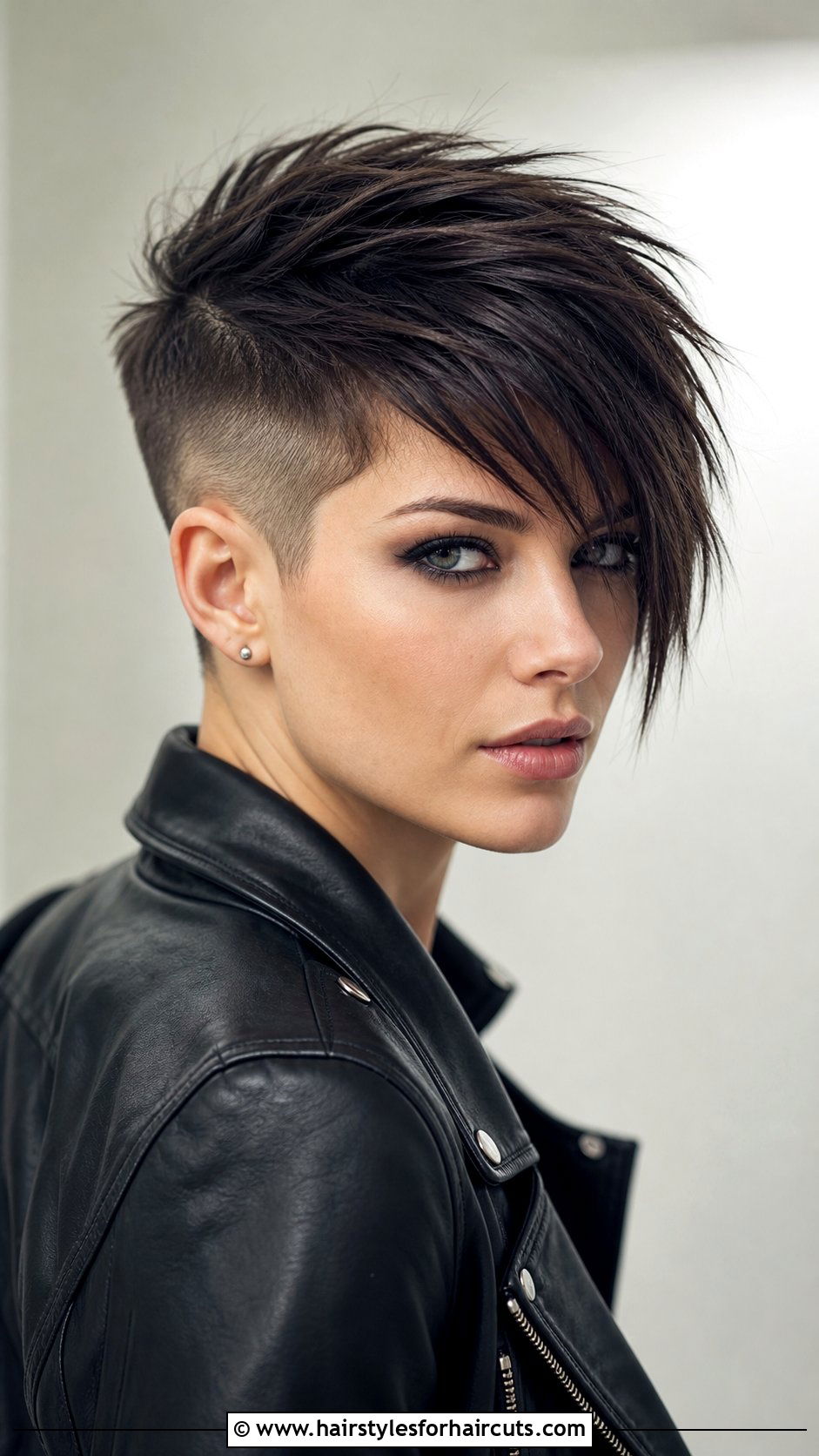 Undercut Pixie With Long Bangs - 25 short haircuts bangs - 25 short haircuts bangs
