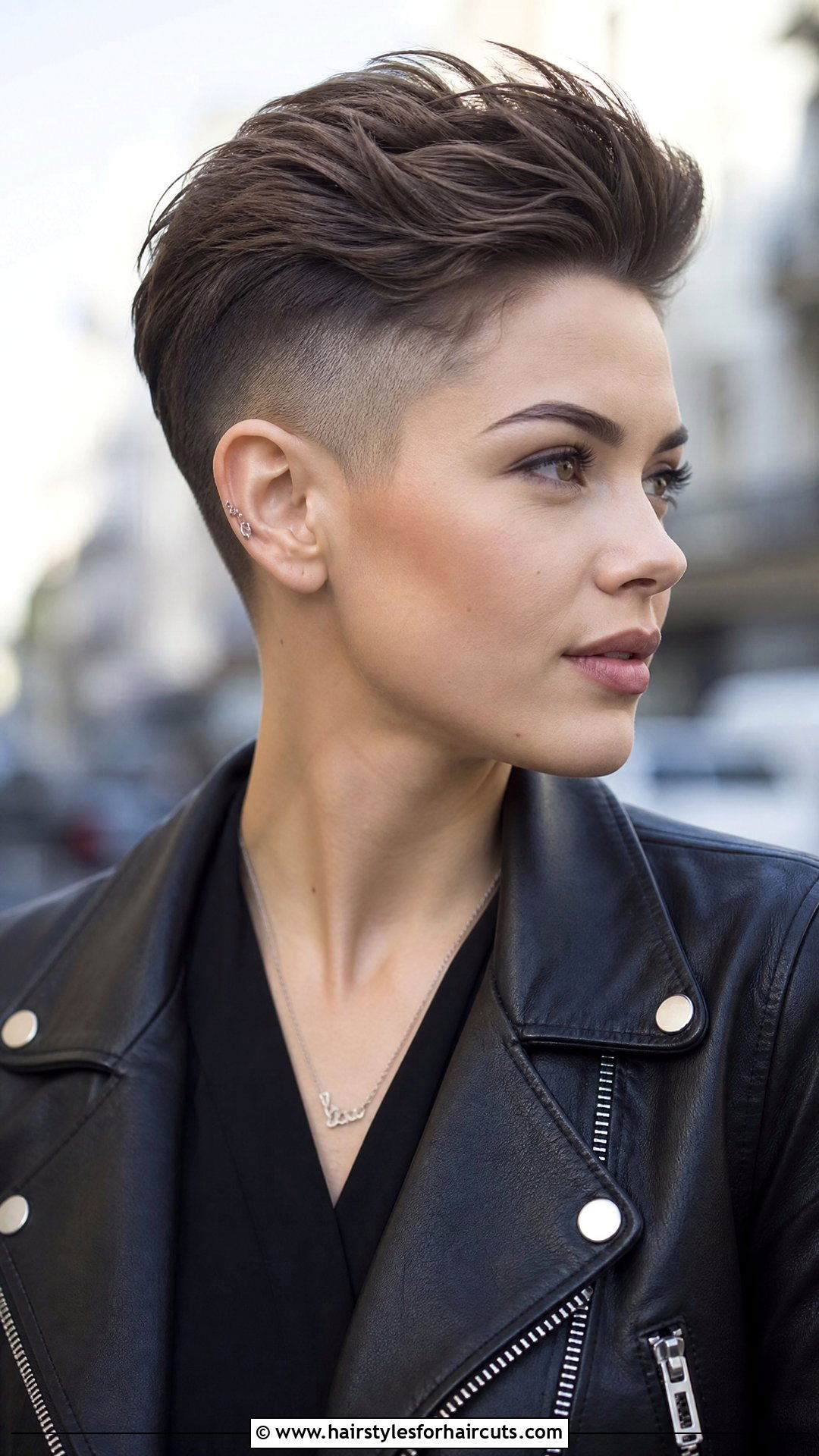 Undercut Short Haircut - 25 granny hairstyles - 25 granny hairstyles