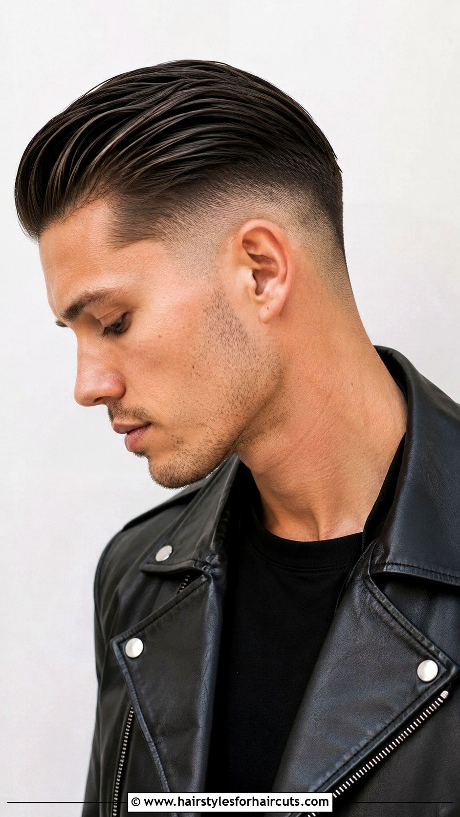 Undercut Slick Back Baseball Style - 25 baseball haircuts for straight hair - 25 baseball haircuts for straight hair