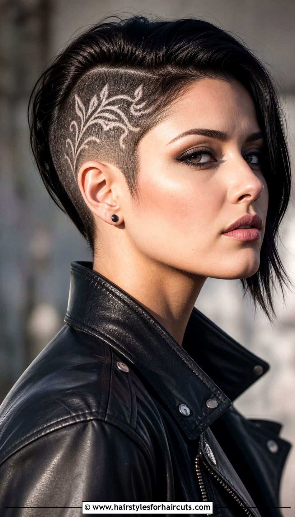 Undercut With Ethereal Designs - 25 short hair fairy hairstyles - 25 short hair fairy hairstyles
