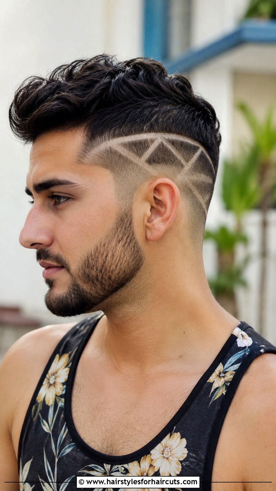 Undercut With Geometric Patterns - 25 craziest haircuts - 25 craziest haircuts