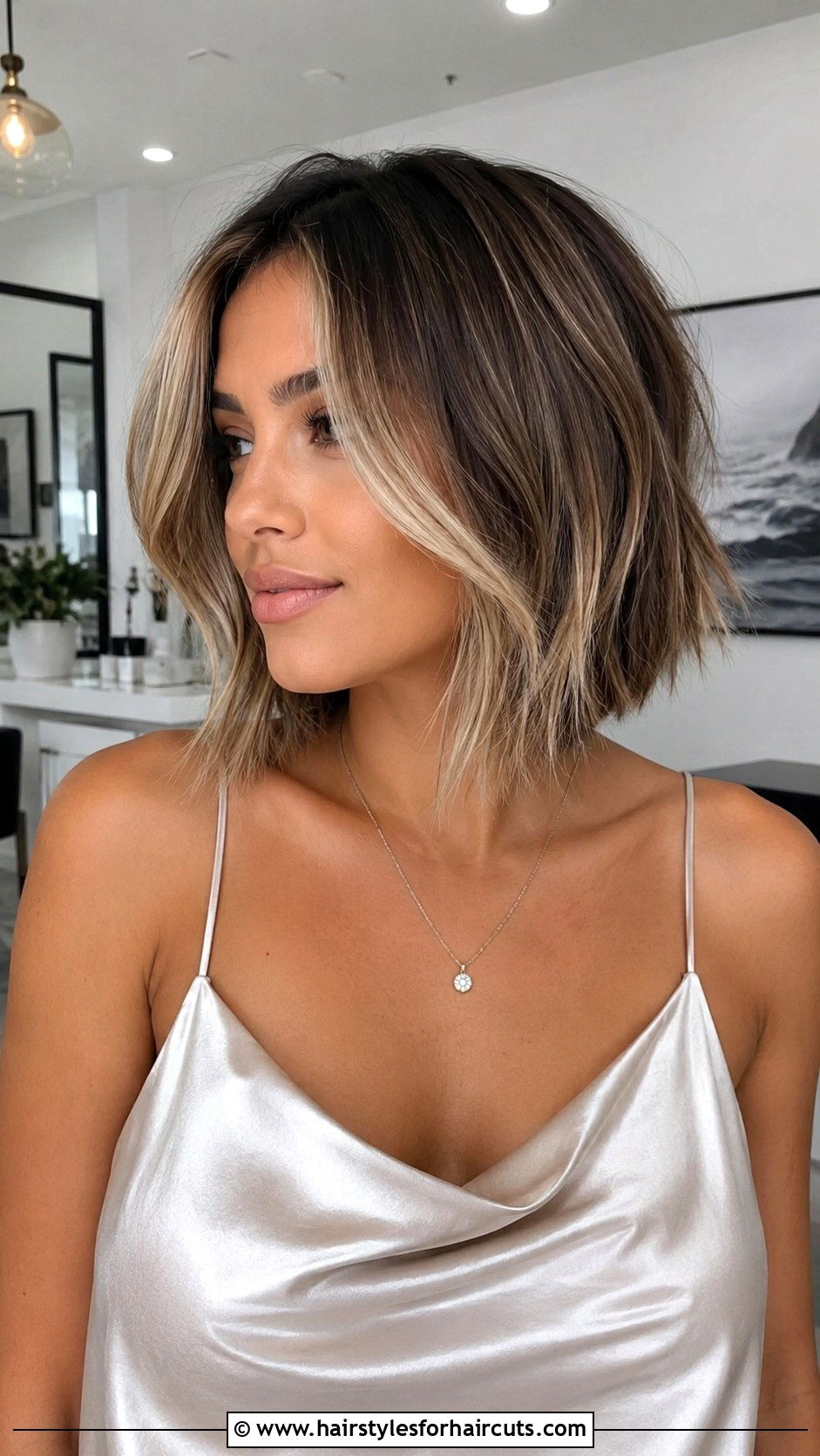 V Cut Balayage Bob Haircut - 25 balayage hair bob haircuts - 25 balayage hair bob haircuts