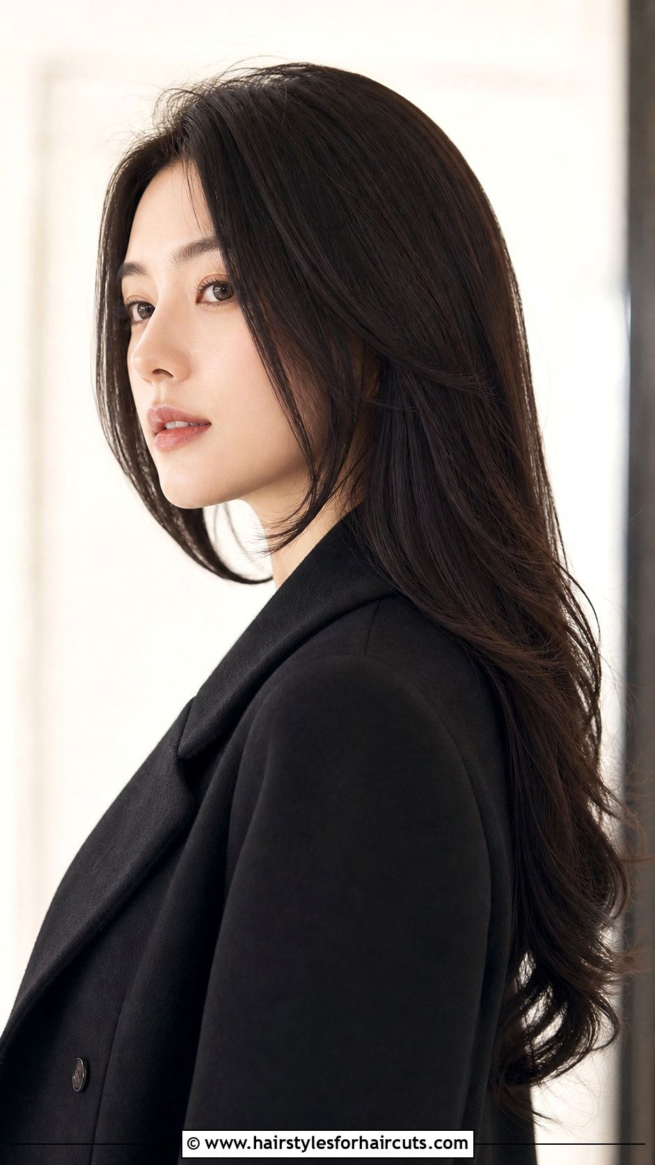 V Cut Long Hair - 25 hairstyles for round face asian woman - 25 hairstyles for round face asian woman