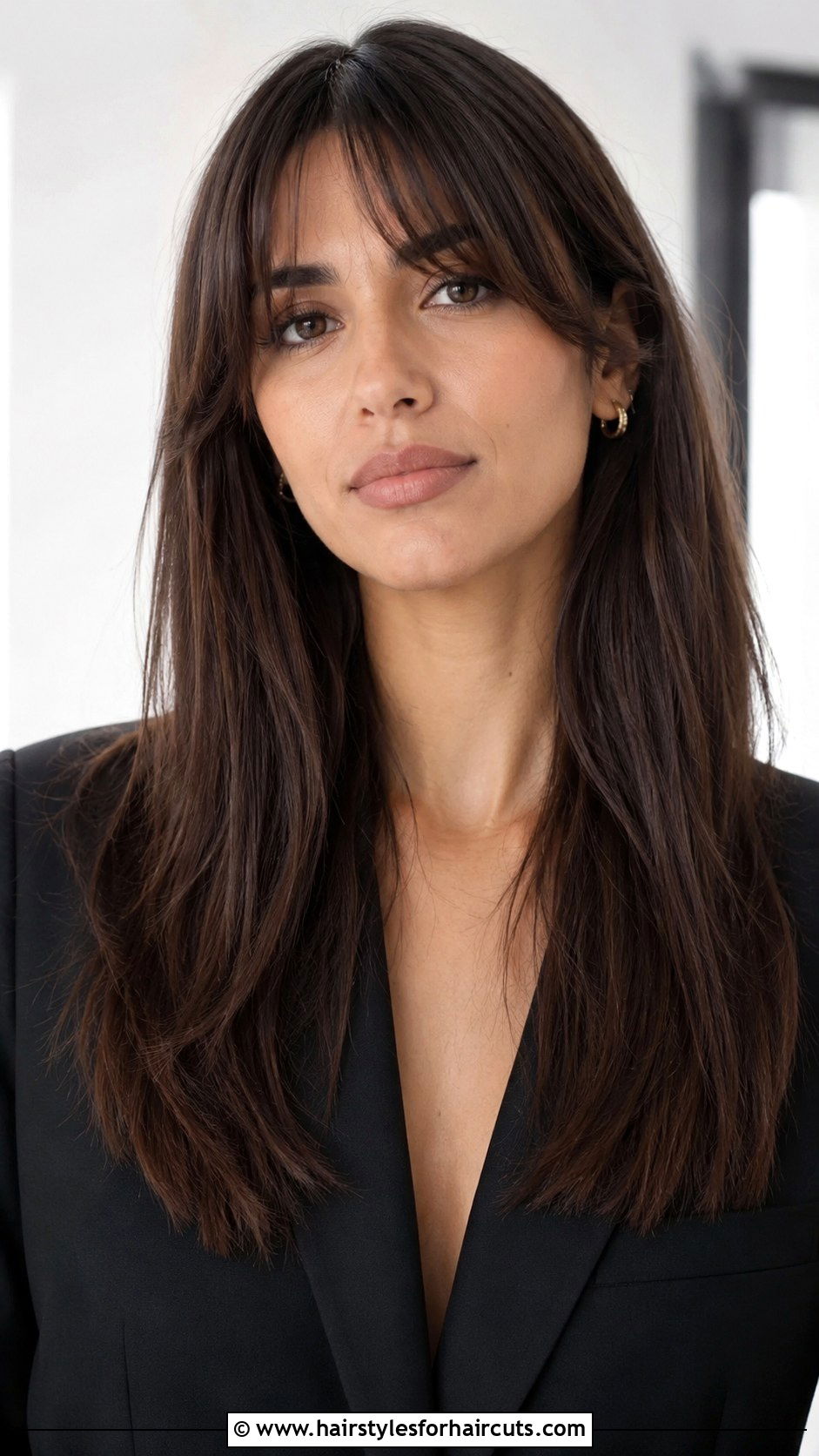 V Cut Long Hair With Curtain Bangs - 25 curtain bangs haircuts long hair - 25 curtain bangs haircuts long hair