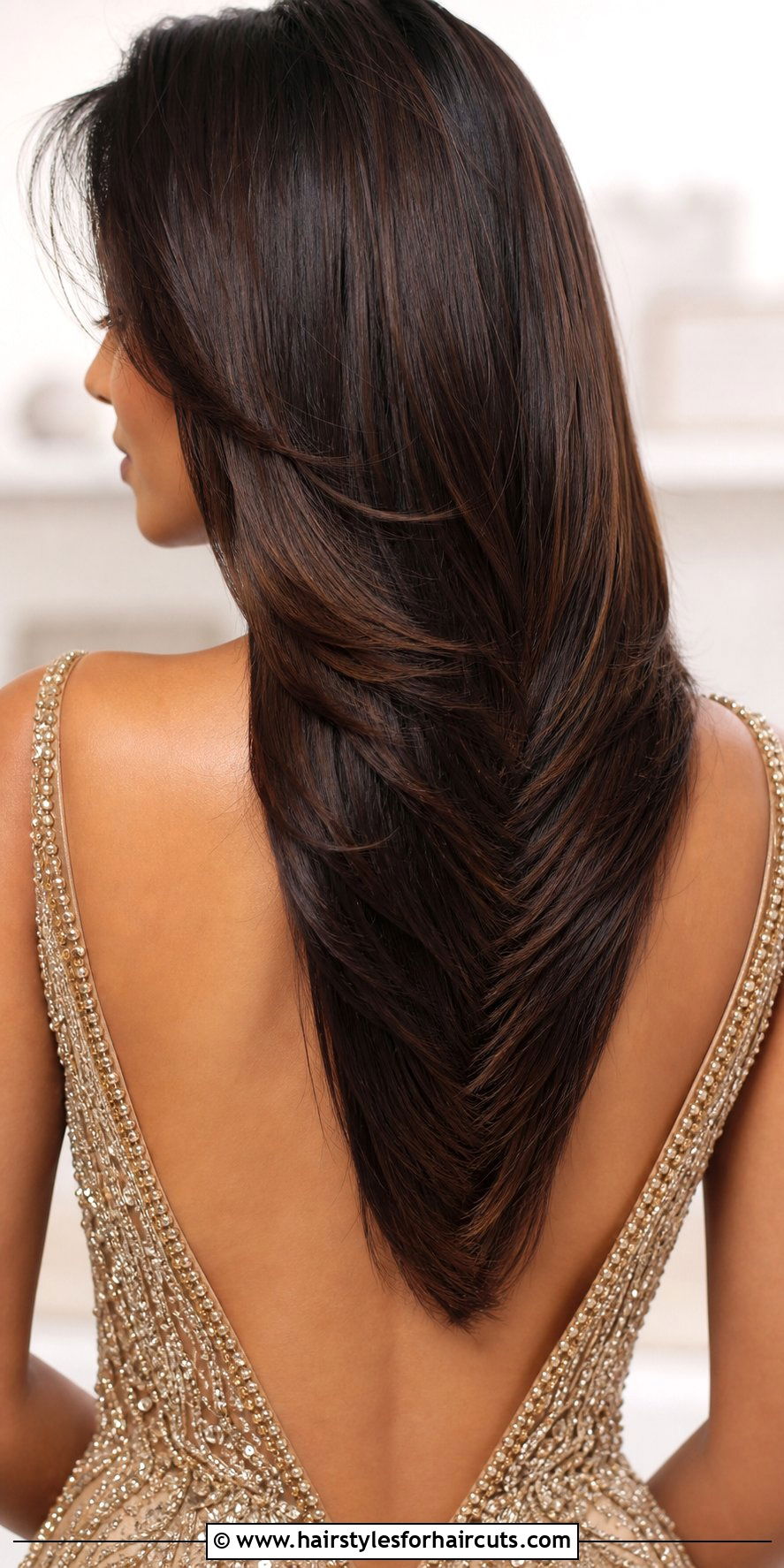 V Cut Long Haircut - 25 haircuts shears - 25 haircuts shears