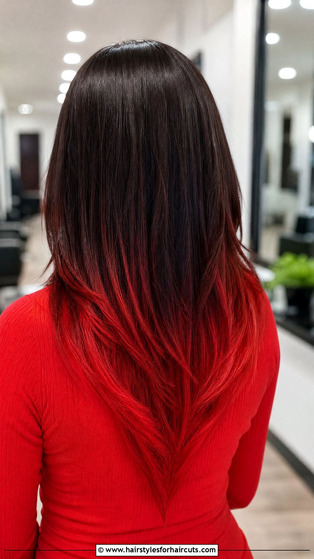 V Cut Red Fox Tips Hair - 25 fox tips hairstyles - 25 fox tips hairstyles