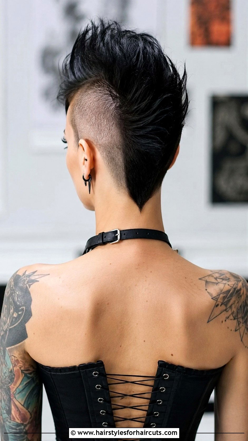 V Shaped Punk Hairstyle - 25 punk hairstyles - 25 punk hairstyles