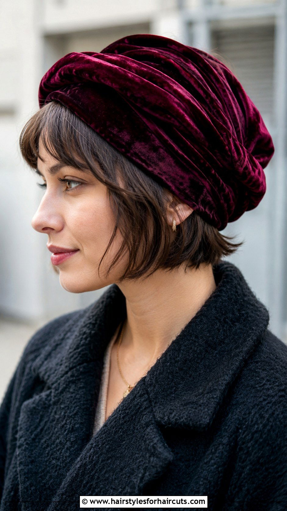 Velvet Wrap For Short Straight Hair - 25 wrap hairstyles for short hair - 25 wrap hairstyles for short hair