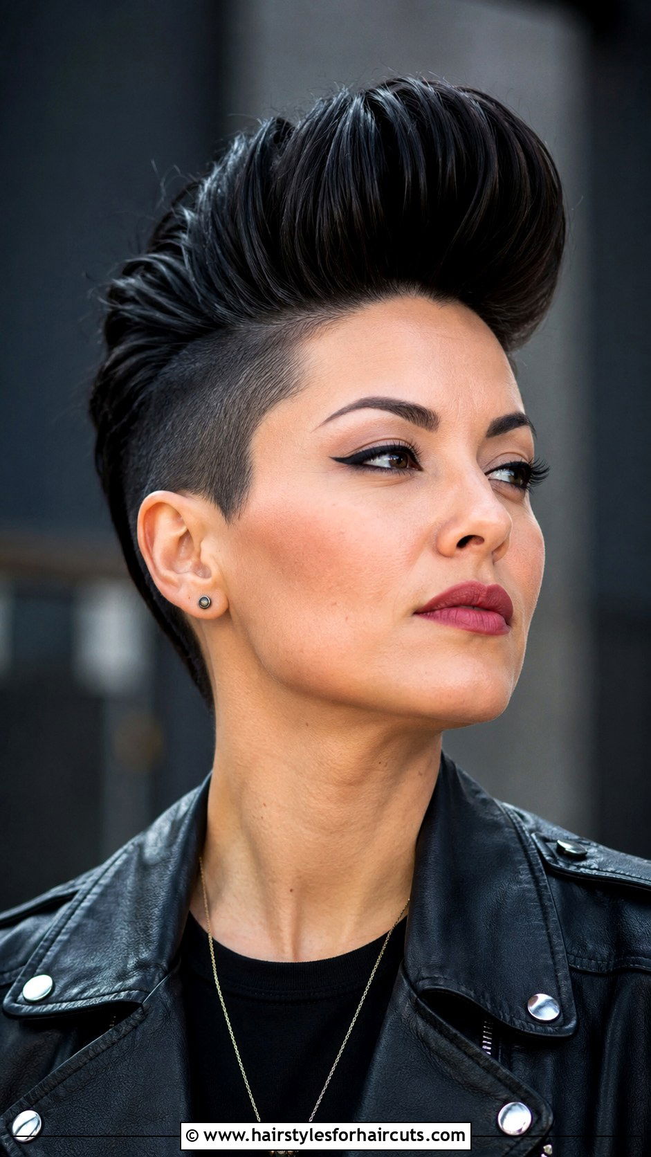 Vertical Pompadour - 25 vertical hairstyles - 25 vertical hairstyles