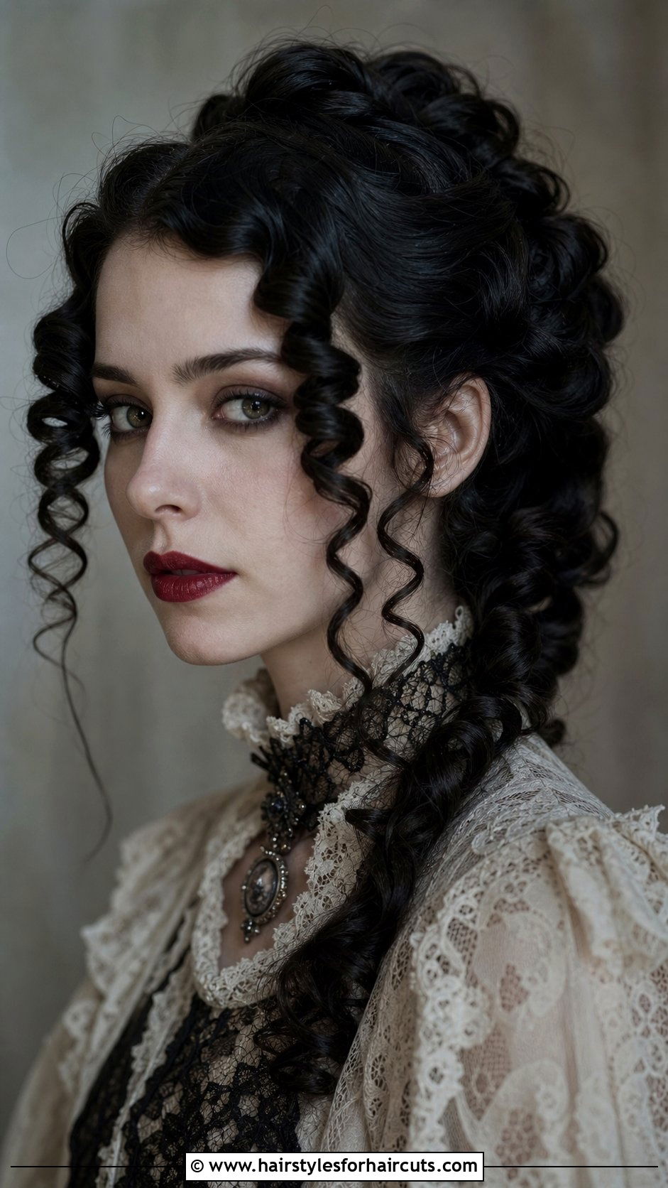 Victorian Vampire Ringlets - 25 long hair vampire hairstyles - 25 long hair vampire hairstyles
