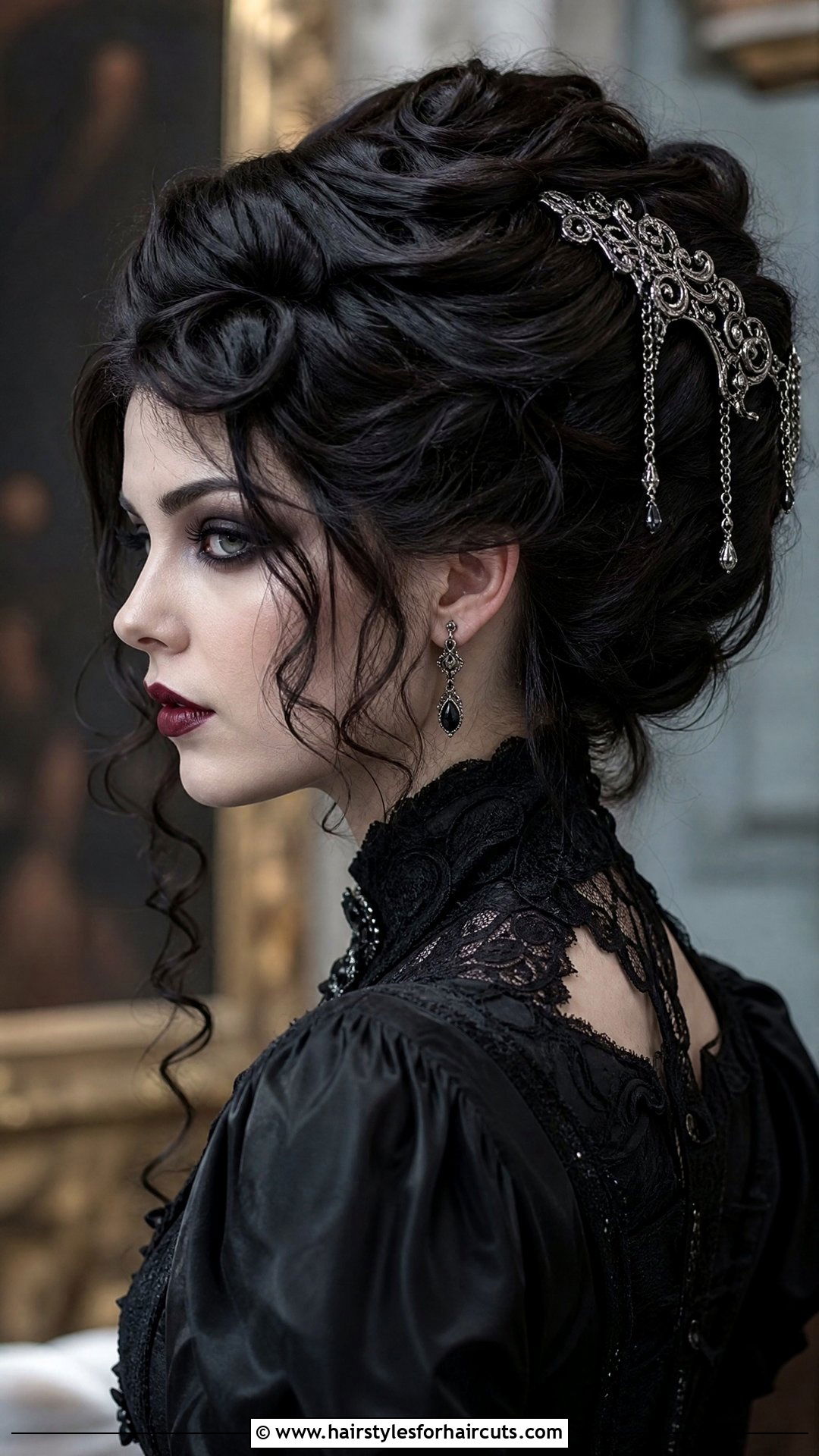 Victorian Vampire Updo Long Hair - 25 vampire hairstyles for long hair - 25 vampire hairstyles for long hair